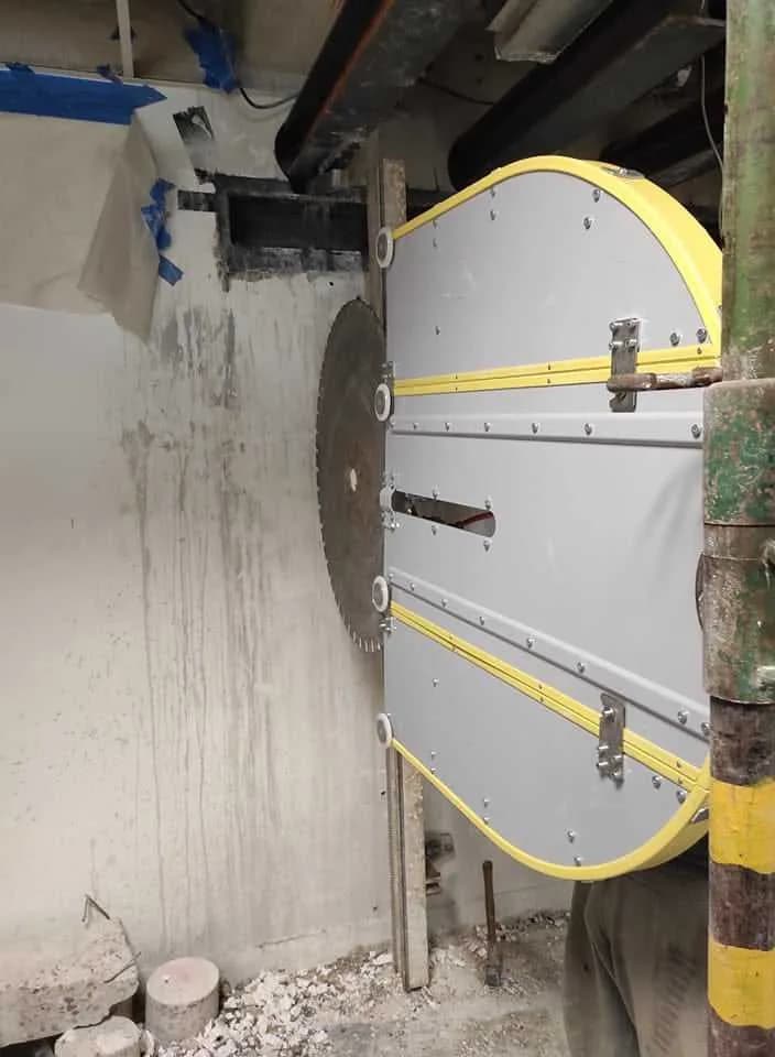 Sciage mural béton à Paris — Flexbeton